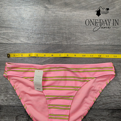 American Eagle Outfitters Aerie Striped Bikini Bottom Size S