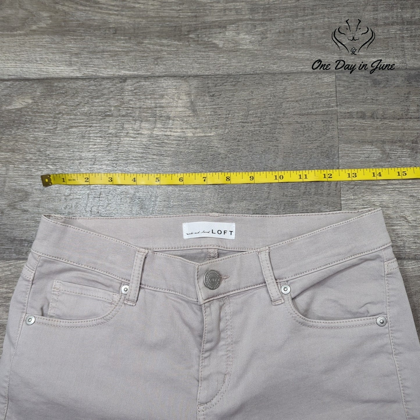 Loft Modern Skinny Crop Jeans Size 2