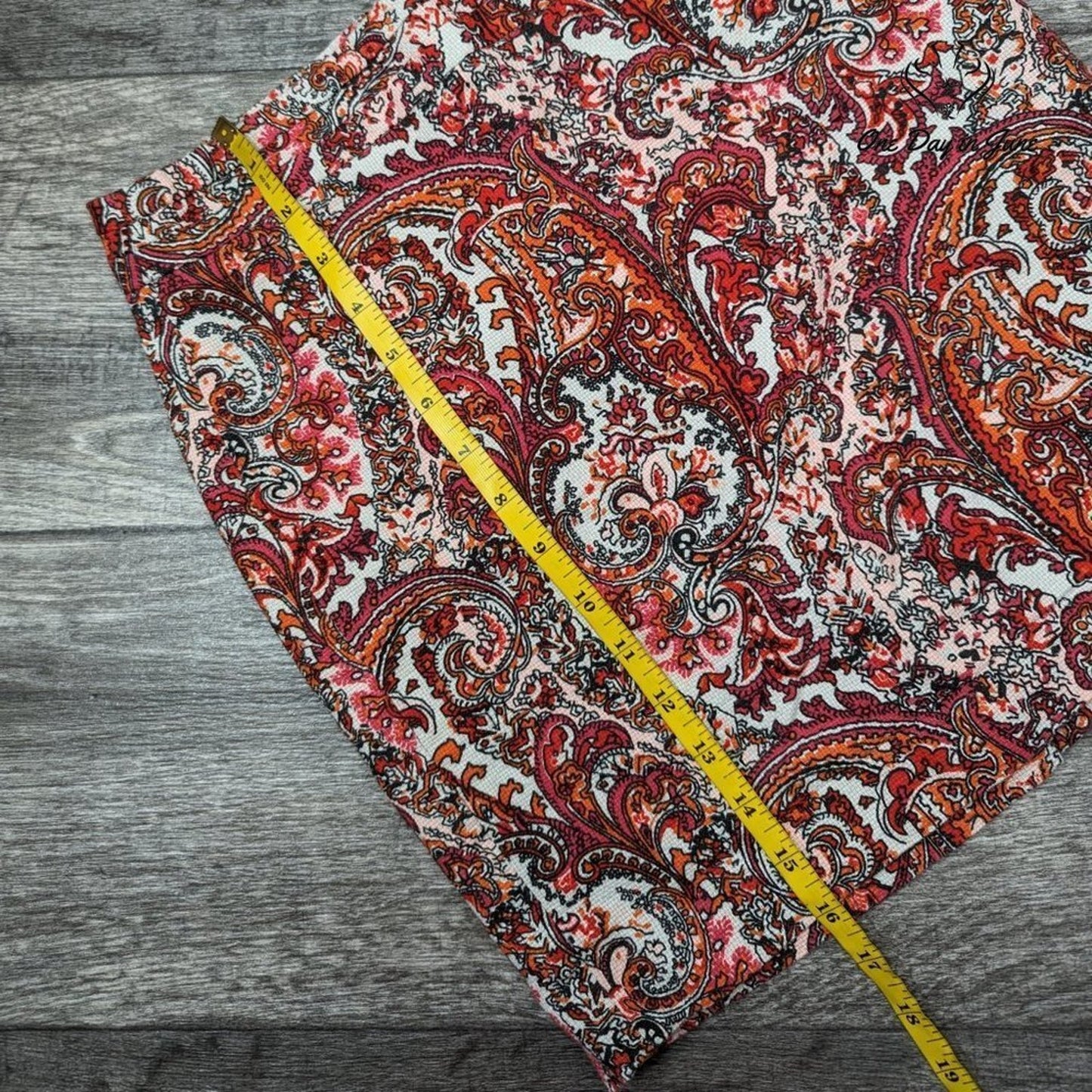 Loft Petite Paisley Lined Mini Skirt Size 00P