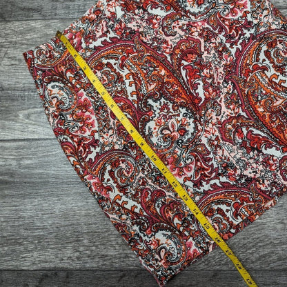 Loft Petite Paisley Lined Mini Skirt Size 00P