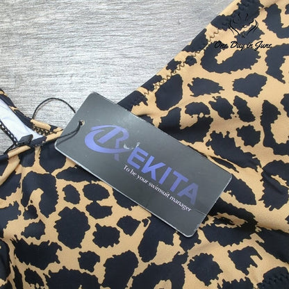 Rekita Cut Out Leopard One Piece Size M