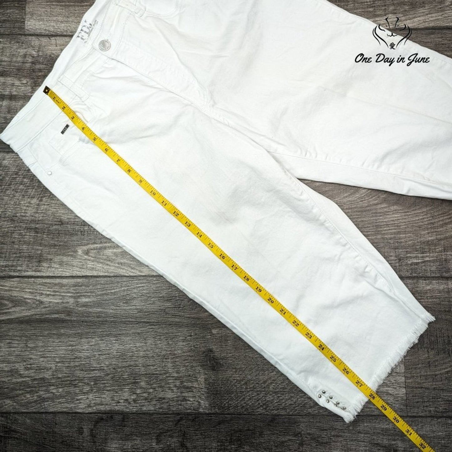 FDL Suzanne Cropped Jeans Size 18