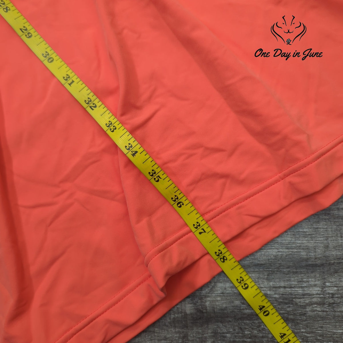 Kinona Coral Pink Short Sleeve Quarter Zip Golf Mini Dress Size XXL