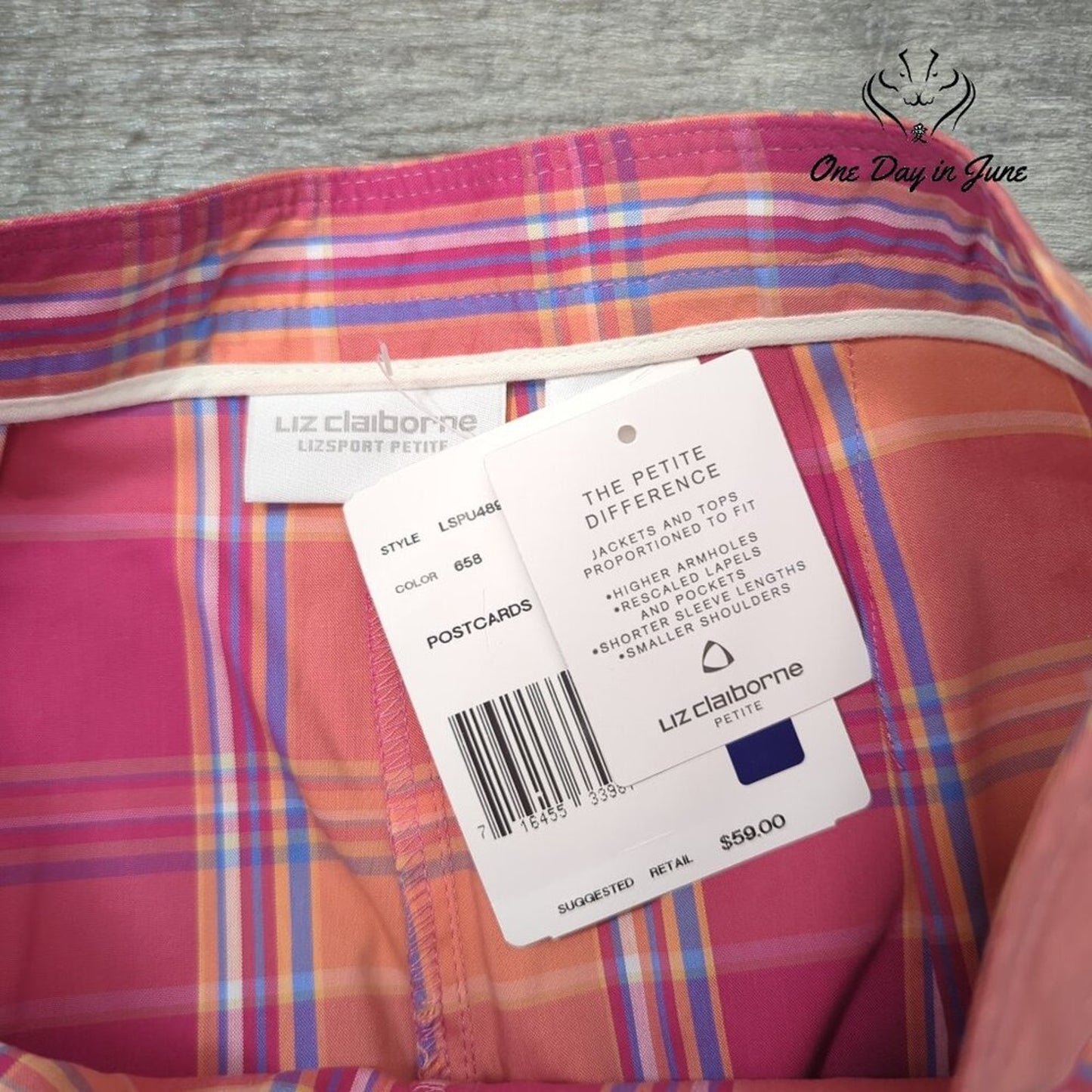 Liz Claiborne Petite Postcards from South Beach Crop Pants Size 6P