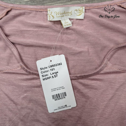Weekend Suzanne Betro Short Sleeve Tee Shirt Size L