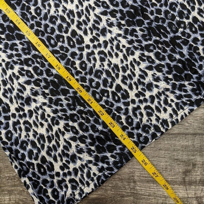 Fashionolic Leopard Print Long Sleeve Top Size 1X