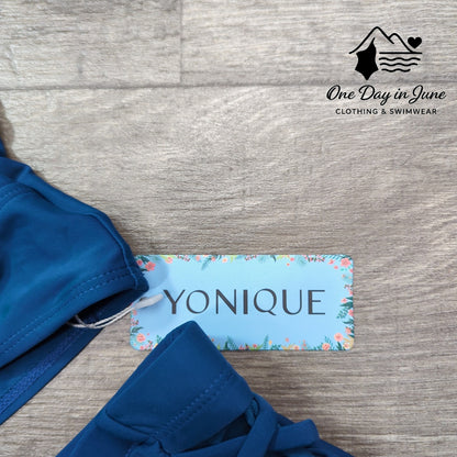 Yonique Plus Size High Waist Bikini Swimsuit Size 12W