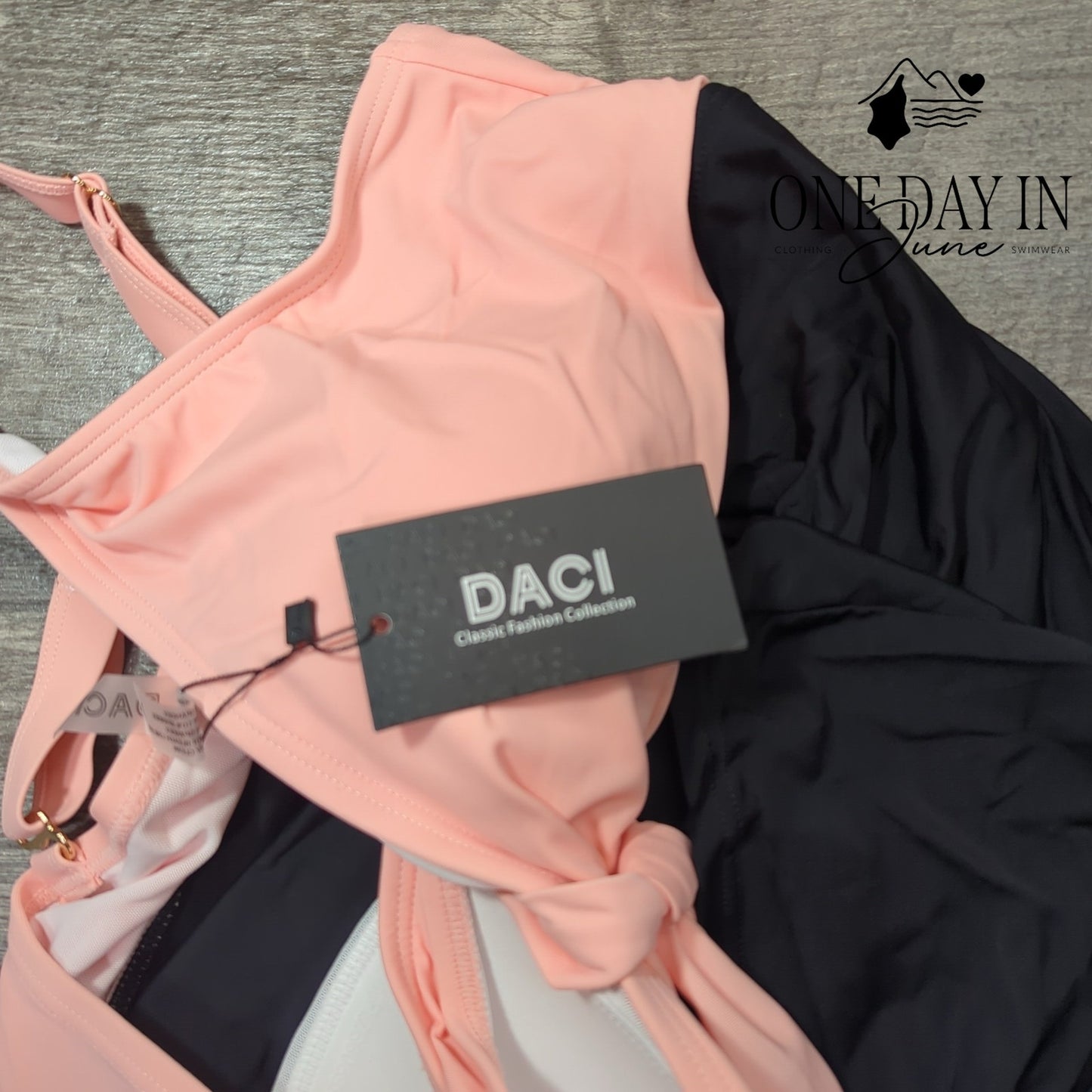 Daci Plus Size Boyshort Tankini Swimsuit Size 18W