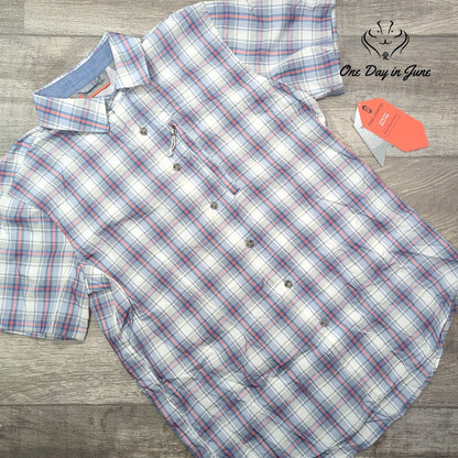 Free Country Button Down Short Sleeve Top Size S