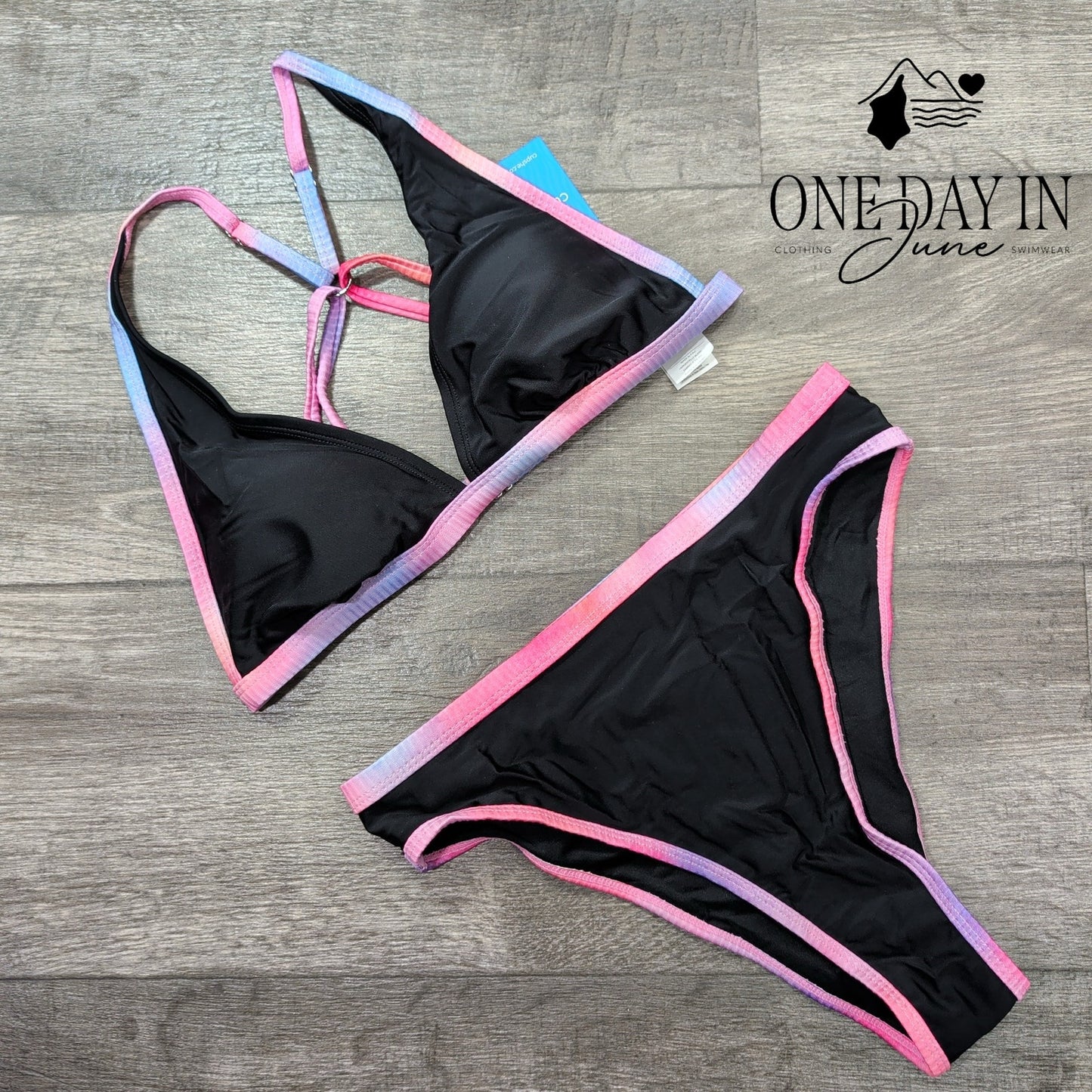 Cupshe High Cut Triangle Bikini Swimsuit Size S