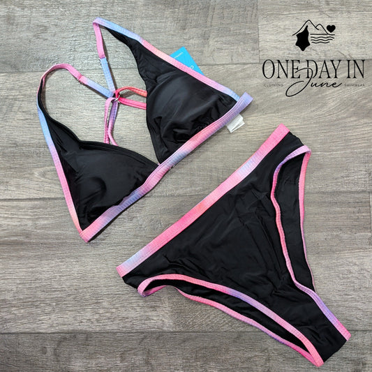 Cupshe High Cut Triangle Bikini Swimsuit Size S