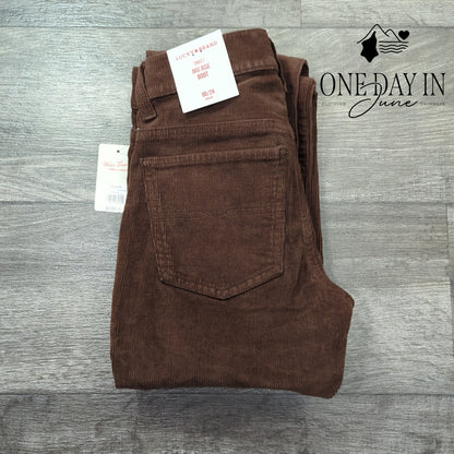 Lucky Brand Sweet Mid Rise Boot Corduroy Pants Size 00
