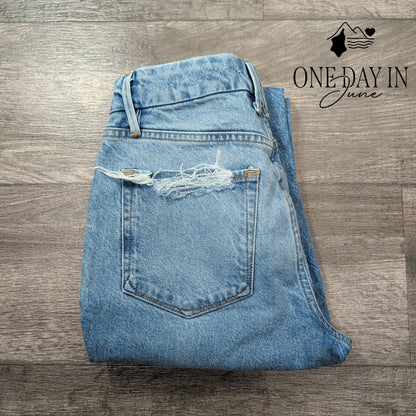 Good American Cropped Jeans Size 00 (24)