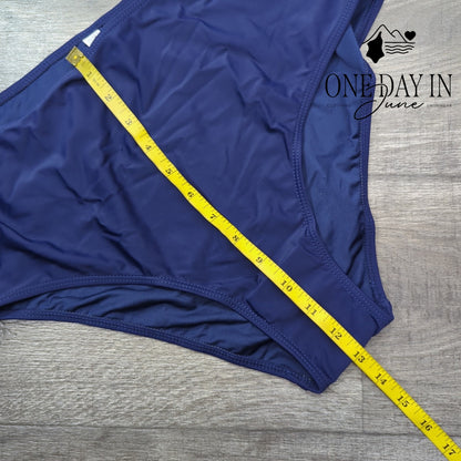 Yonique Tropical Blouson Tankini Swimsuit Size XXL