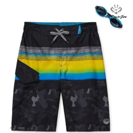 ZeroXPosure Microfiber Swim Trunks w/Goggles Size XL 18/20