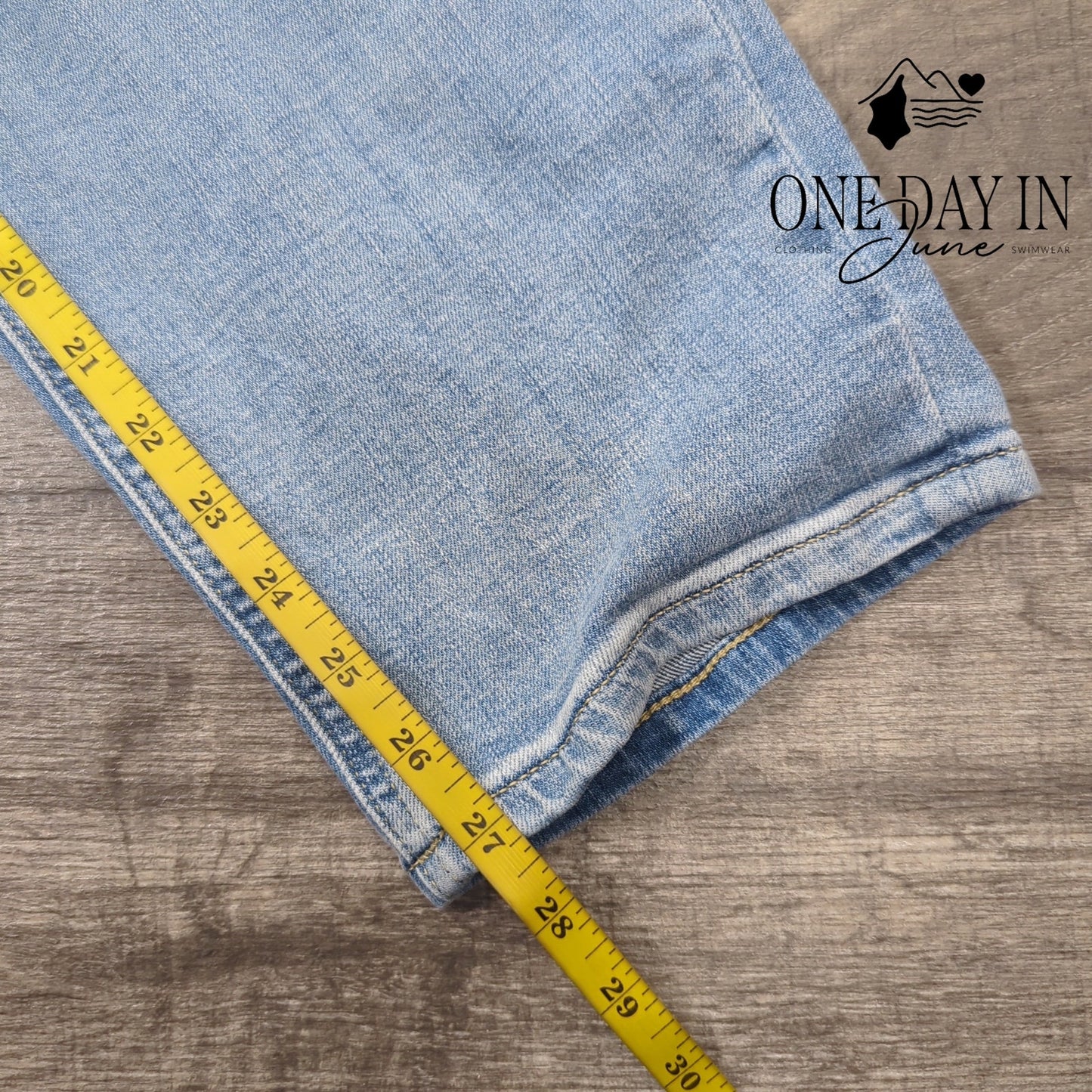Studio Blue Plus Size Casey Mid Rise Distressed Skinny Jeans Size 24W