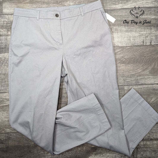Talbots Straight Leg Crop Pants Size 14