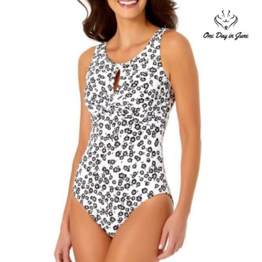 Liz Claiborne Floral One Piece Size 10