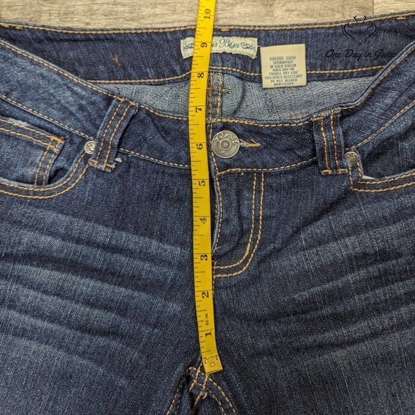 Paris Blues Juniors Straight Leg Jeans Size 5