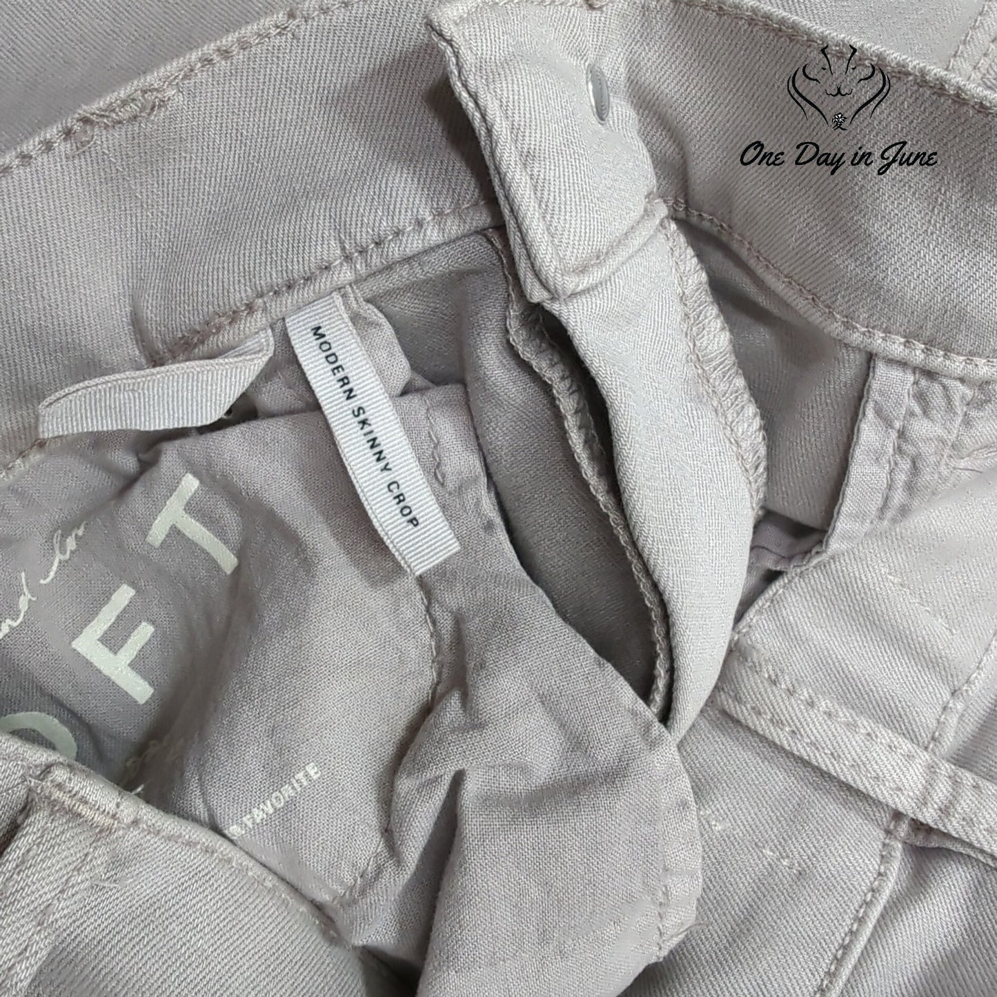 Loft Modern Skinny Crop Jeans Size 2