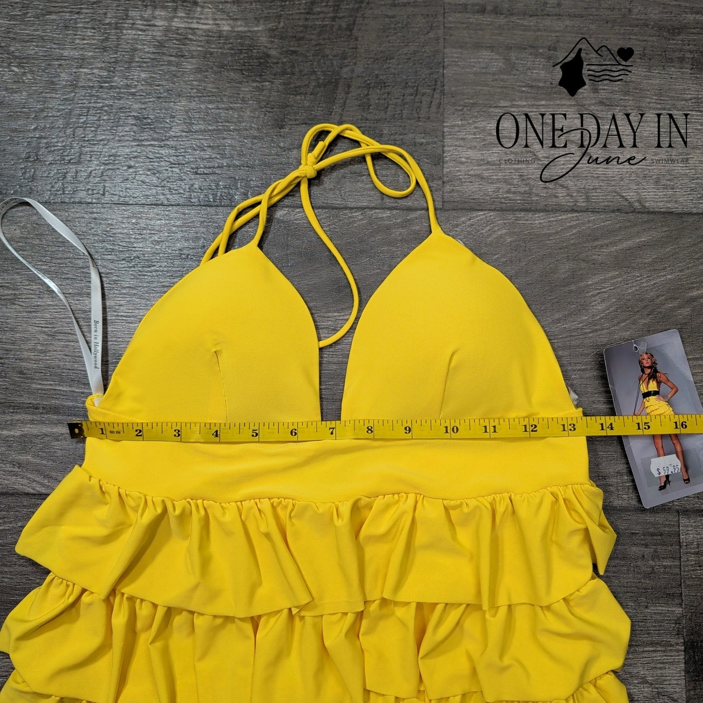 Born In Hollywood Tiered Mini Dress Size L