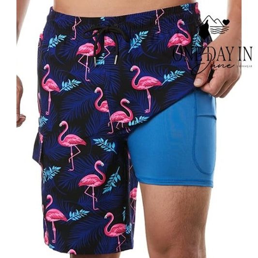 Brisira Flamingo Boardshorts Size 32