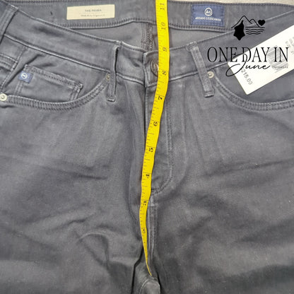 AG Adriano Goldschmied The Prima Mid Rise Cigarette Jeans Gray NWT $215 Size 4