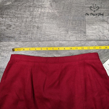 Norton McNaughton Prague Wool Mini Skirt Size 12