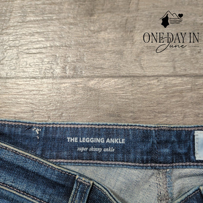 AG Adriano Goldschmied The Legging Ankle Distressed Skinny Jeans NWT Size 4 (27)