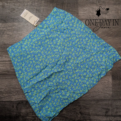 MNG Floral Mini Skirt Size S