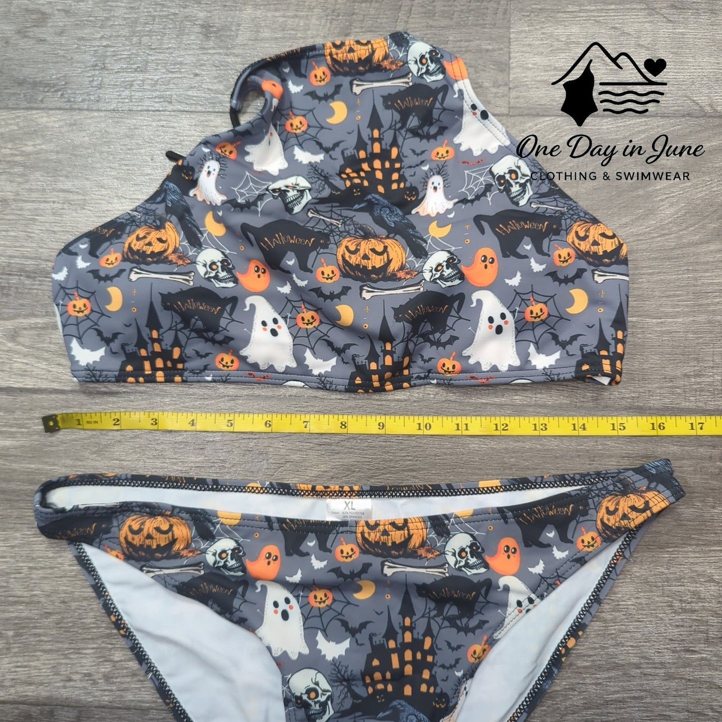 American Trends High Neck Halter Bikini Swimsuit Size XL