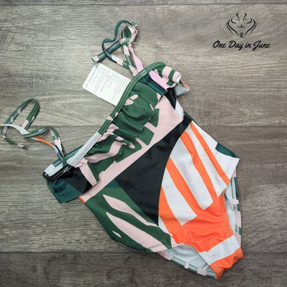 Aclonar Ruffle One Piece Swimsuit Size 2-3 Yrs