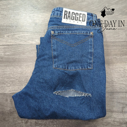Ragged Jeans Straight Leg Jeans Size 18 (34)