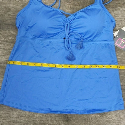 BCA by Rebecca Virtue Virtue Women's Tankini Top Size M
