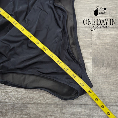 Vimpunec Tie Back Cut Out One Piece Swimsuit Size M