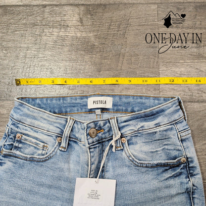 Pistola Arielle Skinny Raw Hem Jeans Size 2 (26)
