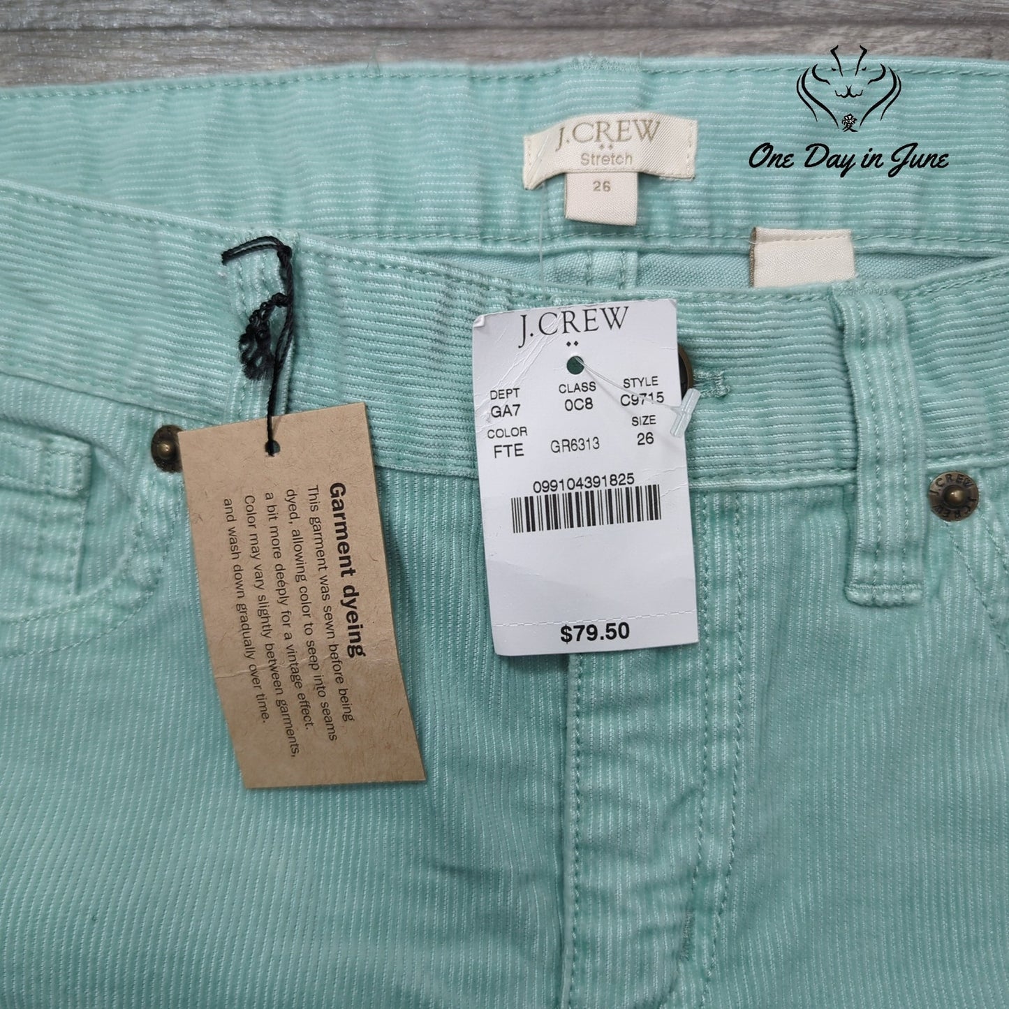 J.Crew Stretch Corduroy Pants Size 26 (2)