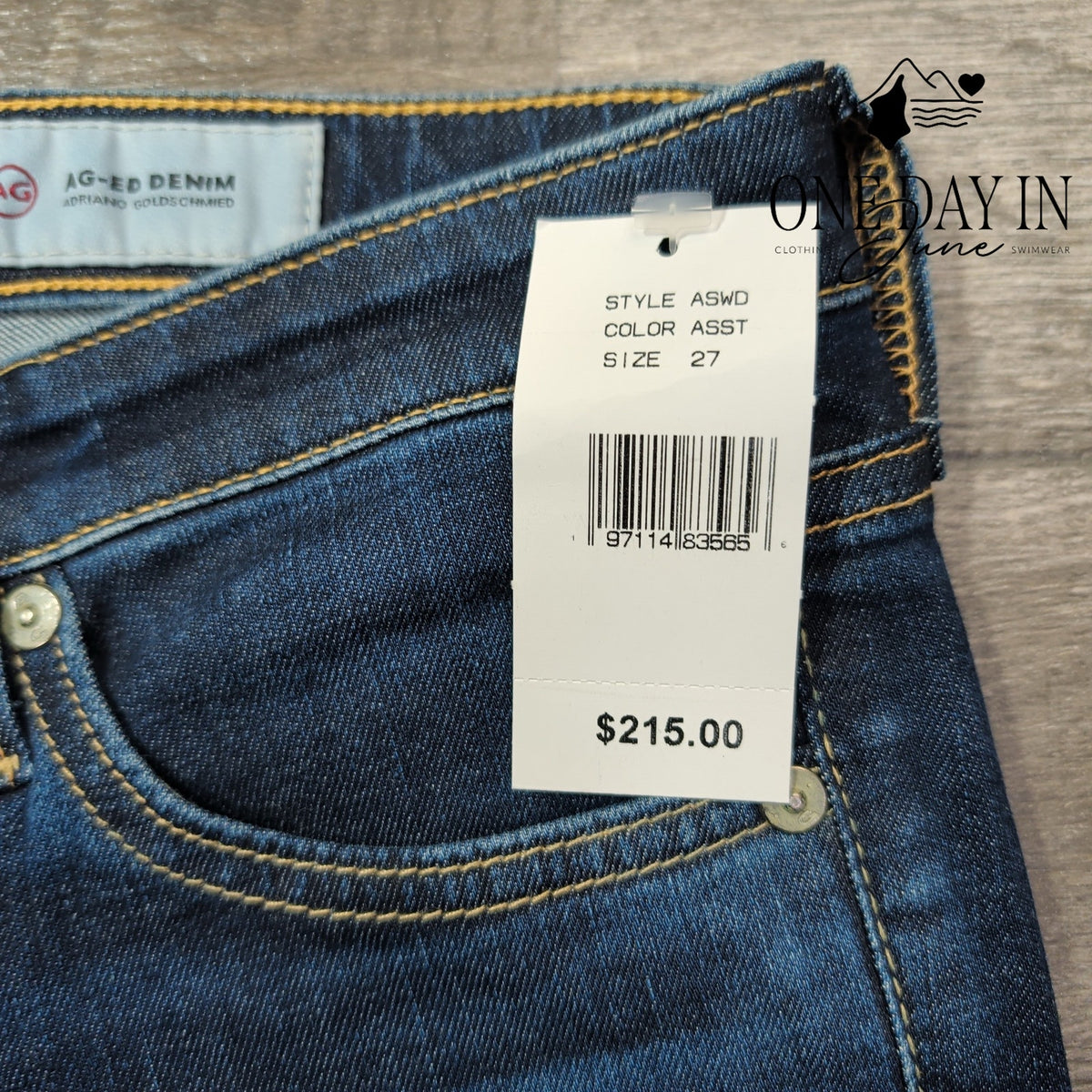 AG Adriano Goldschmied The Legging Super Skinny Dark Wash Jeans NWT Size 4 (27)