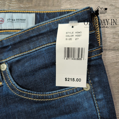 AG Adriano Goldschmied The Legging Super Skinny Dark Wash Jeans NWT Size 4 (27)