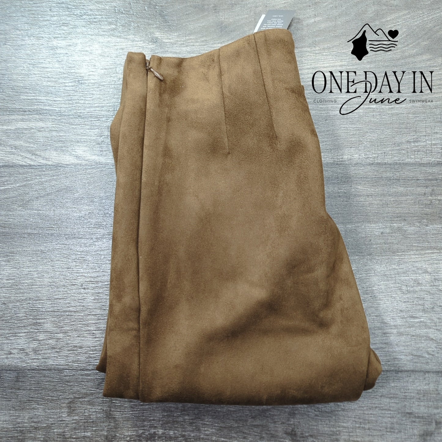 Loft Suede Like Ankle Pants Size 0