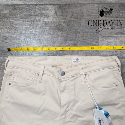 AG Adriano Goldschmied The Prima Cogarette Sateen Straight Pants Size 6 (28)