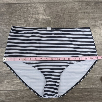 CharmLeaks Floral Ruffle Stripe Bikini Size XL
