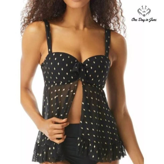 Coco Reef Allure Underwire Tankini Top Size 32D