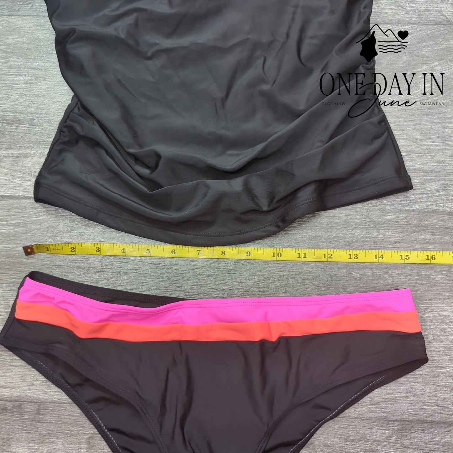 CharmLeaks Strapless Tankini Swimsuit Size XL