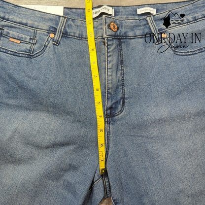 Nine West Chrystie Capri Jeans Size 16