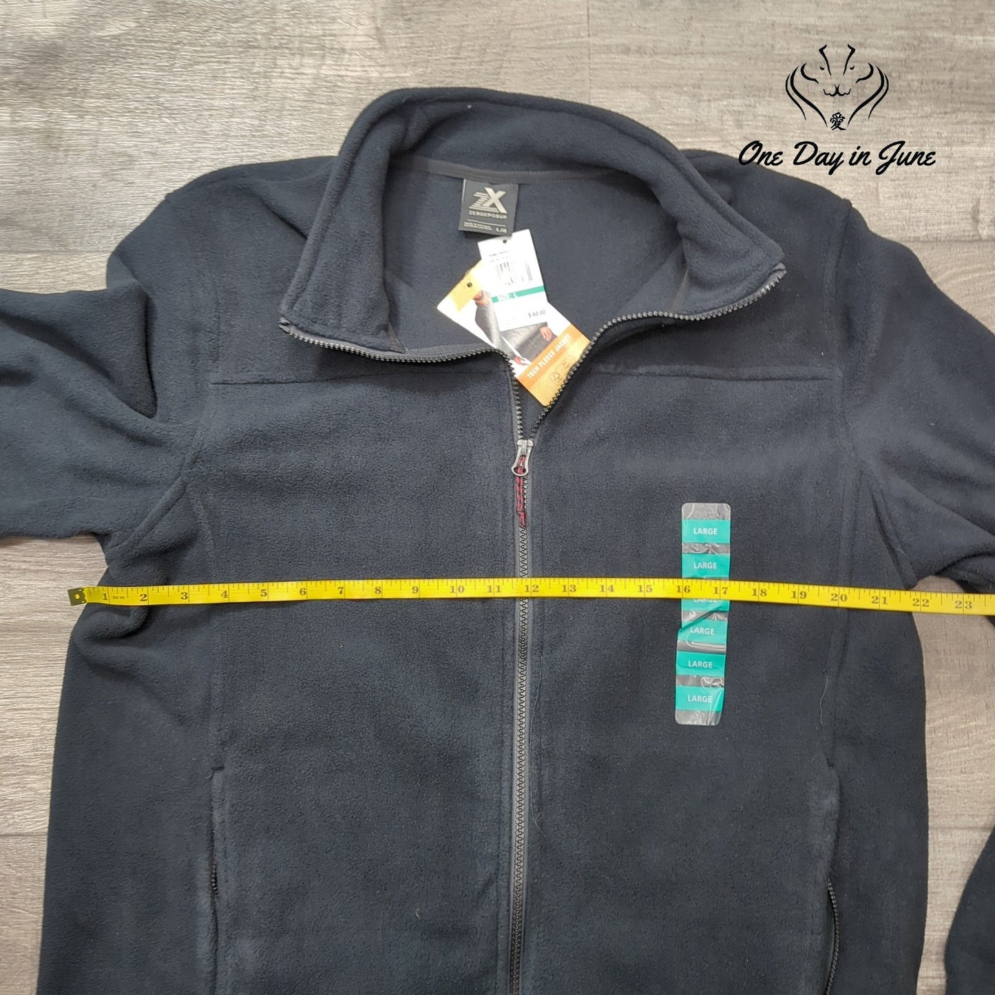 ZeroXPosure Tech Fleece Full Zip Jacket Size L