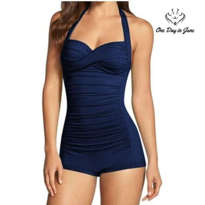 Sovoyontee Tummy Control Boyleg One Piece Size 4XL