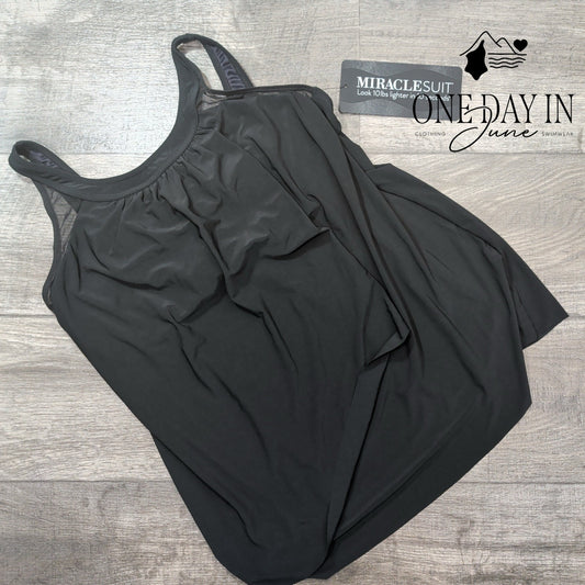 Miraclesuit Underwire Tankini Top Size 16