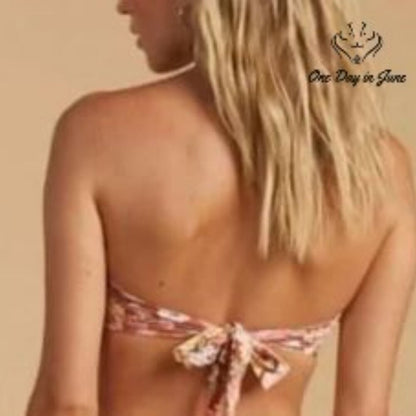 Billabong The Salty Blond Back Then Underwire Bikini Top Size M