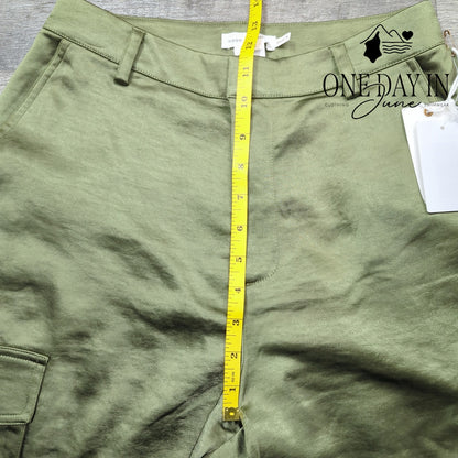 Good American Sateen Cargo Pants Size 2